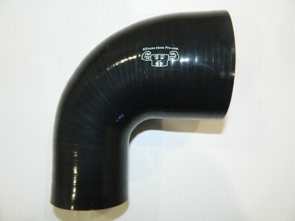 thumbnail image 2 of 4-Inch Silicone Turbo Hose 90-Degree Bend - 102mm ID With Clamps For Intake & Turbo Piping 2 of 11